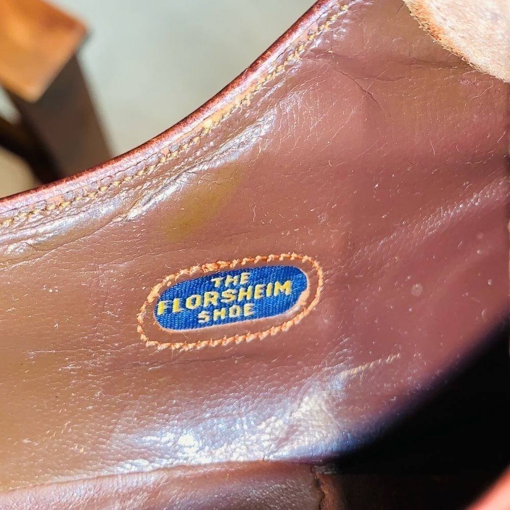 Florsheim Leather Plain Toe Derby. - Picture 14 of 16